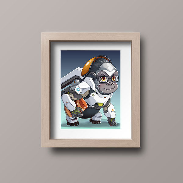 Winston Chibi Mini Print