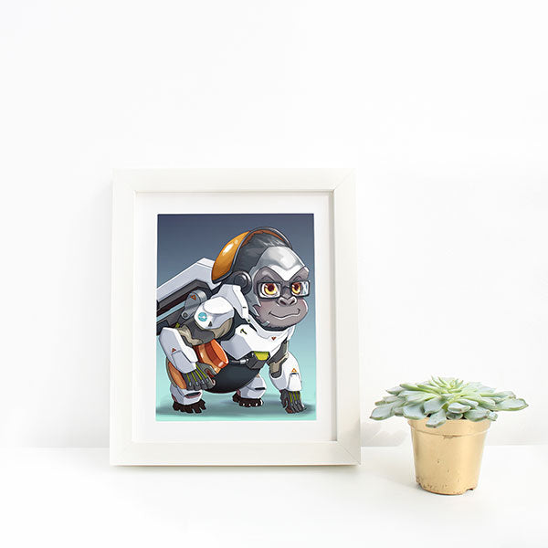 Winston Chibi Mini Print