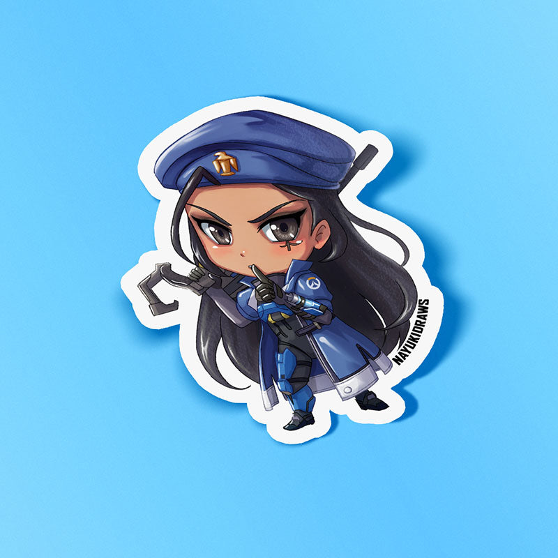 Captain Ana Amari Vinyl Sticker