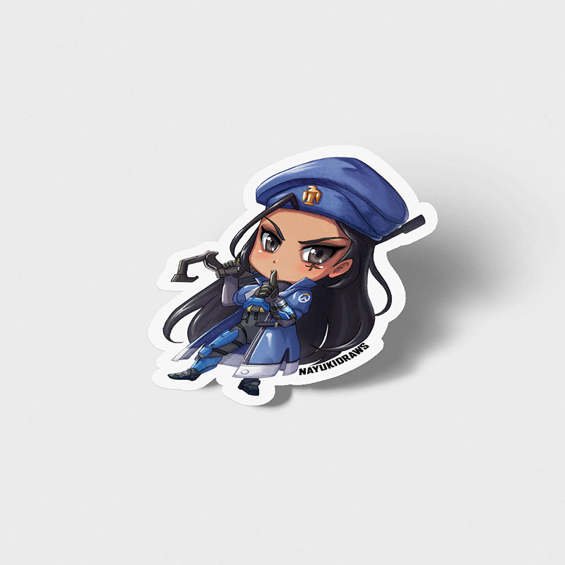 Captain Ana Amari Vinyl Sticker