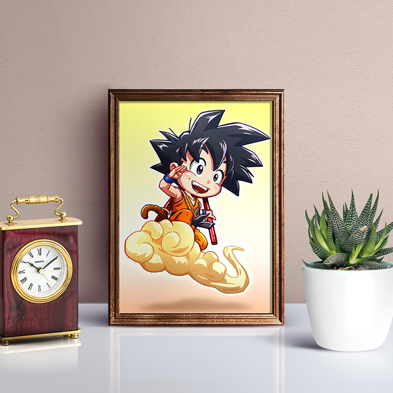 Young Goku Mini Print