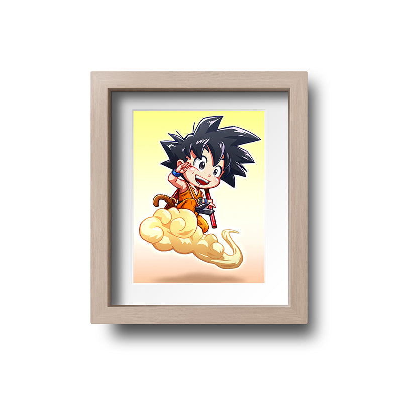 Young Goku Mini Print