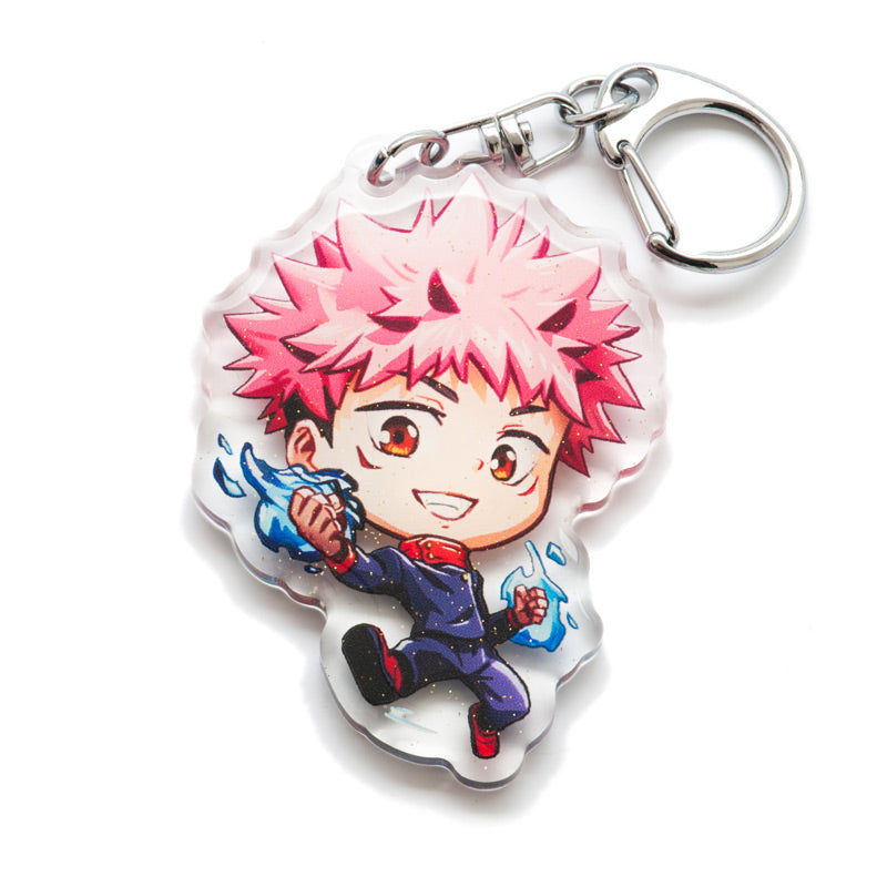 Yuji Itadori Acrylic Charm Keychain