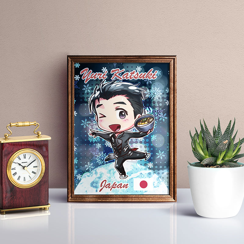 Yuri Katsuki Mini Print