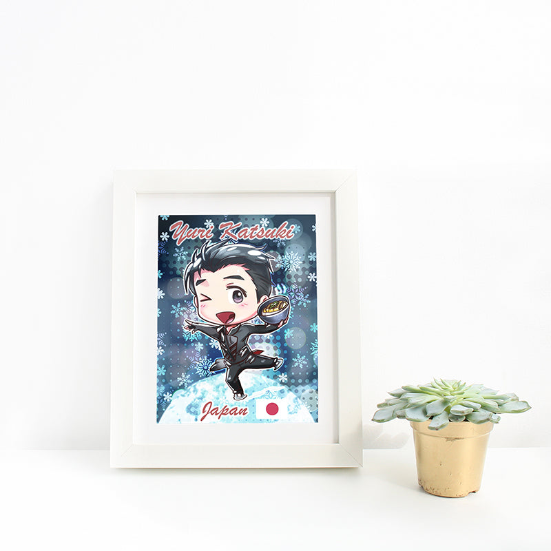 Yuri Katsuki Mini Print