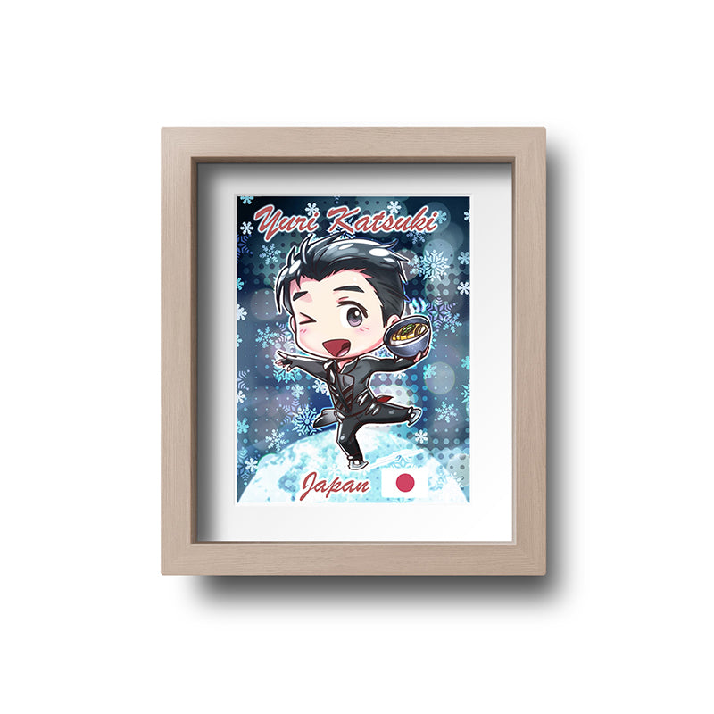 Yuri Katsuki Mini Print