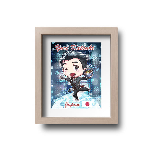 Yuri Katsuki Mini Print