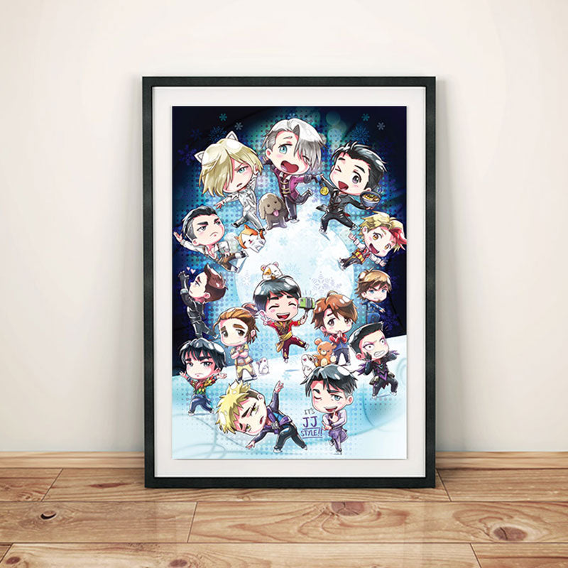 Yuri Chibi Poster Print