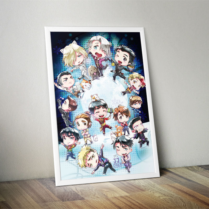 Yuri Chibi Poster Print