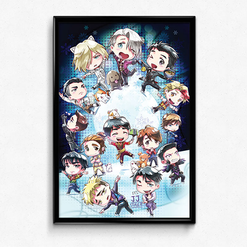 Yuri Chibi Poster Print