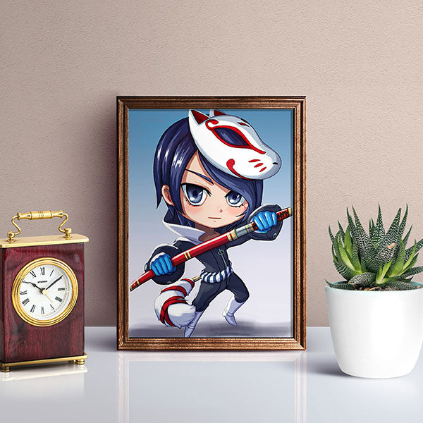 Yusuke Chibi Mini Print - nayukidraws
