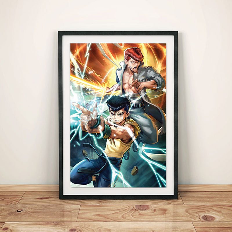 Yusuke & Kuwabara Poster Print