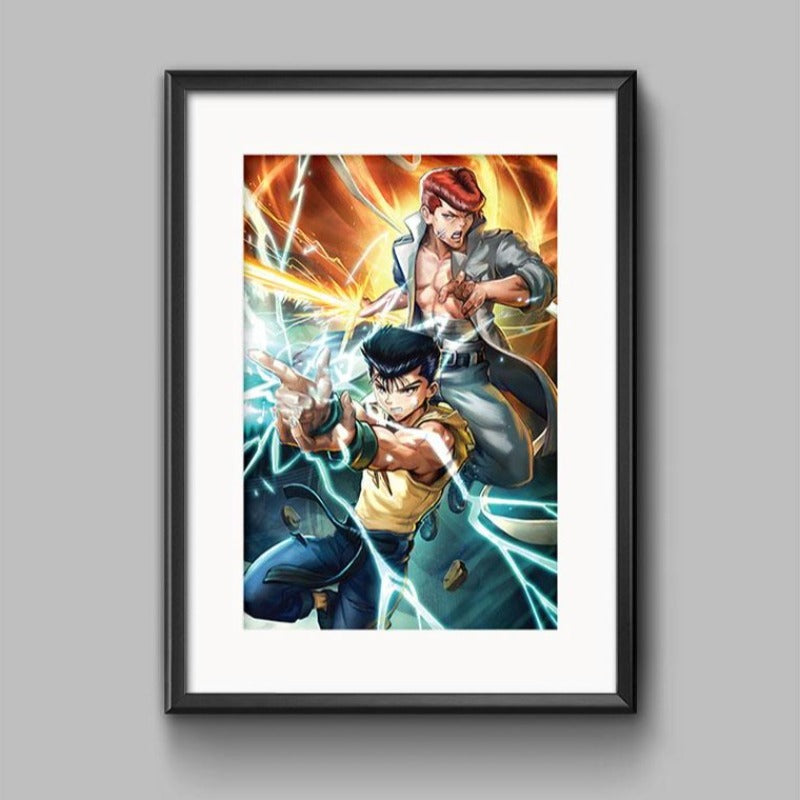 Yusuke & Kuwabara Poster Print