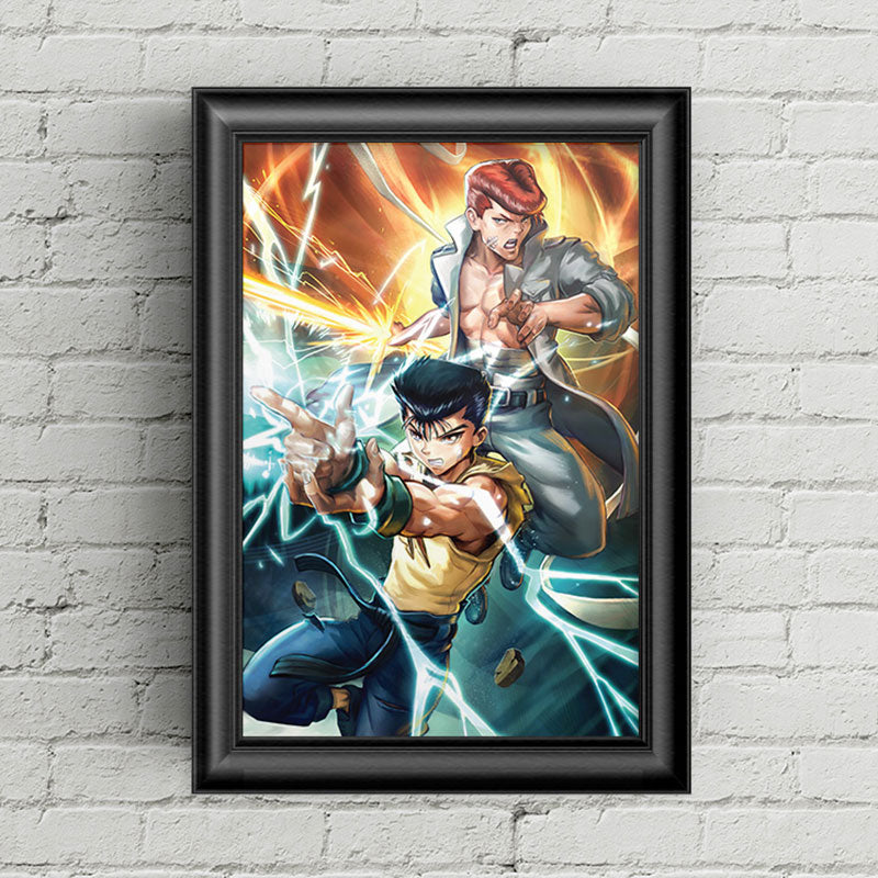 Yusuke & Kuwabara Poster Print