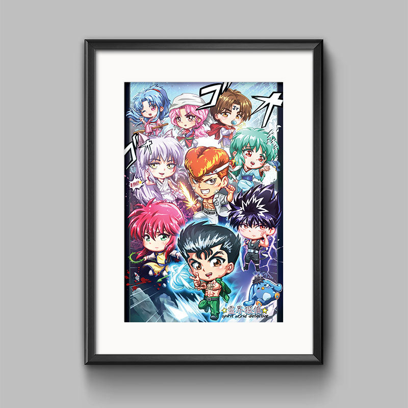 YYH Chibi Poster Print