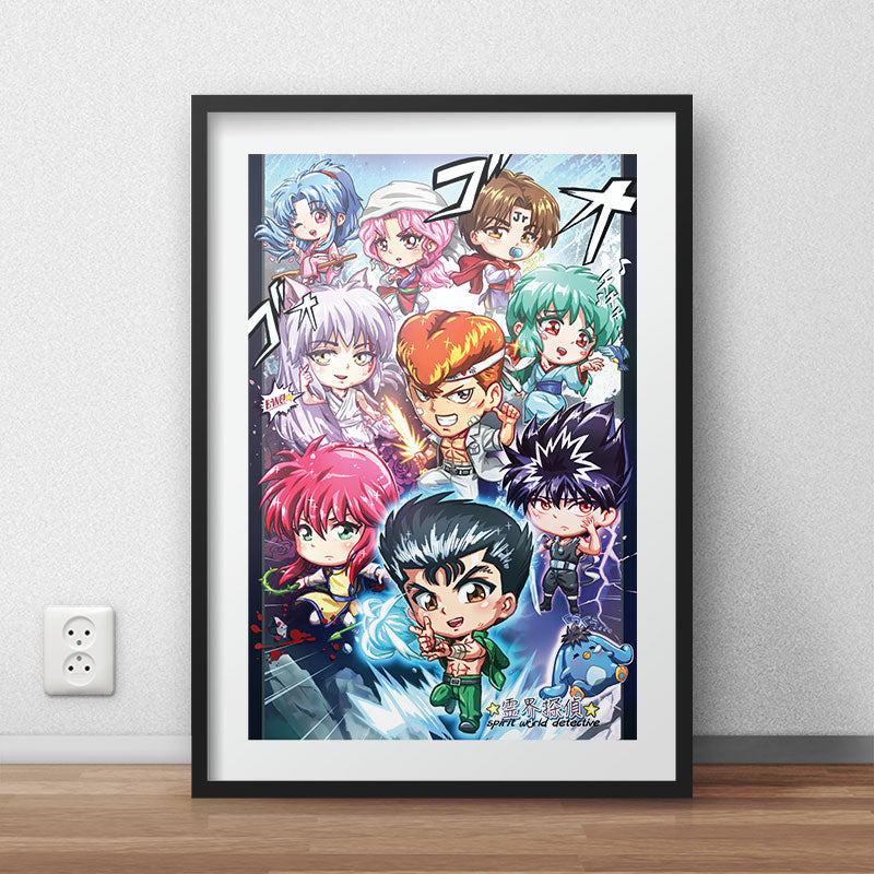 YYH Chibi Poster Print