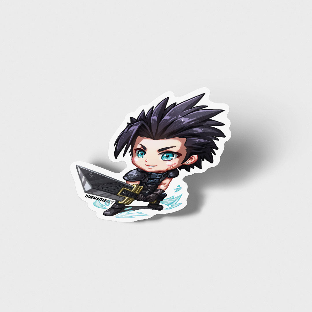 Zack Fair Vinyl Sticker