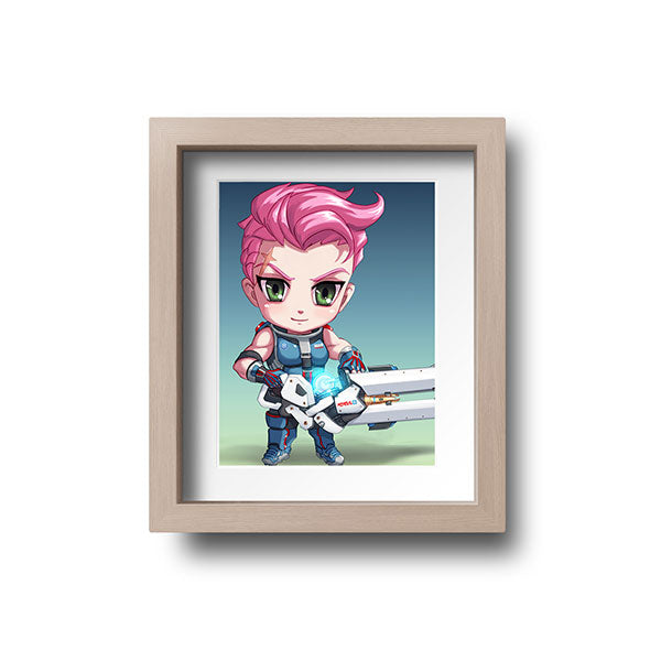 Zarya Chibi Mini Print