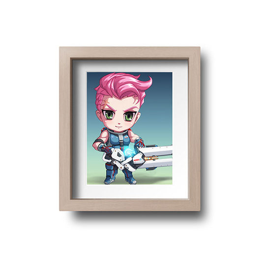 Zarya Chibi Mini Print
