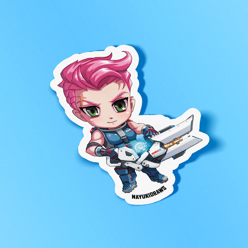 Zarya Vinyl Sticker