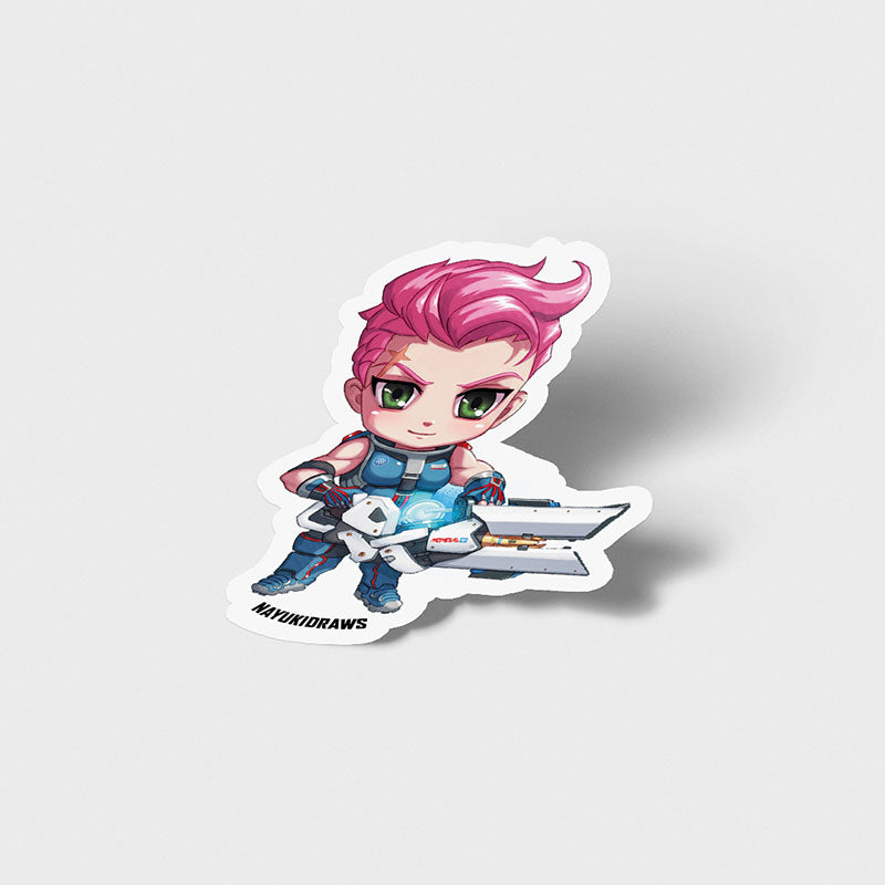 Zarya Vinyl Sticker