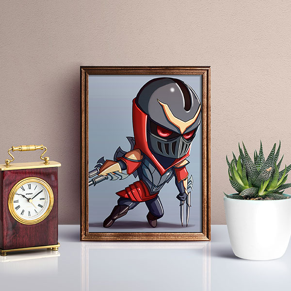 Zed Chibi Mini Print - nayukidraws