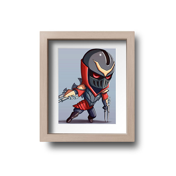 Zed Chibi Mini Print - nayukidraws