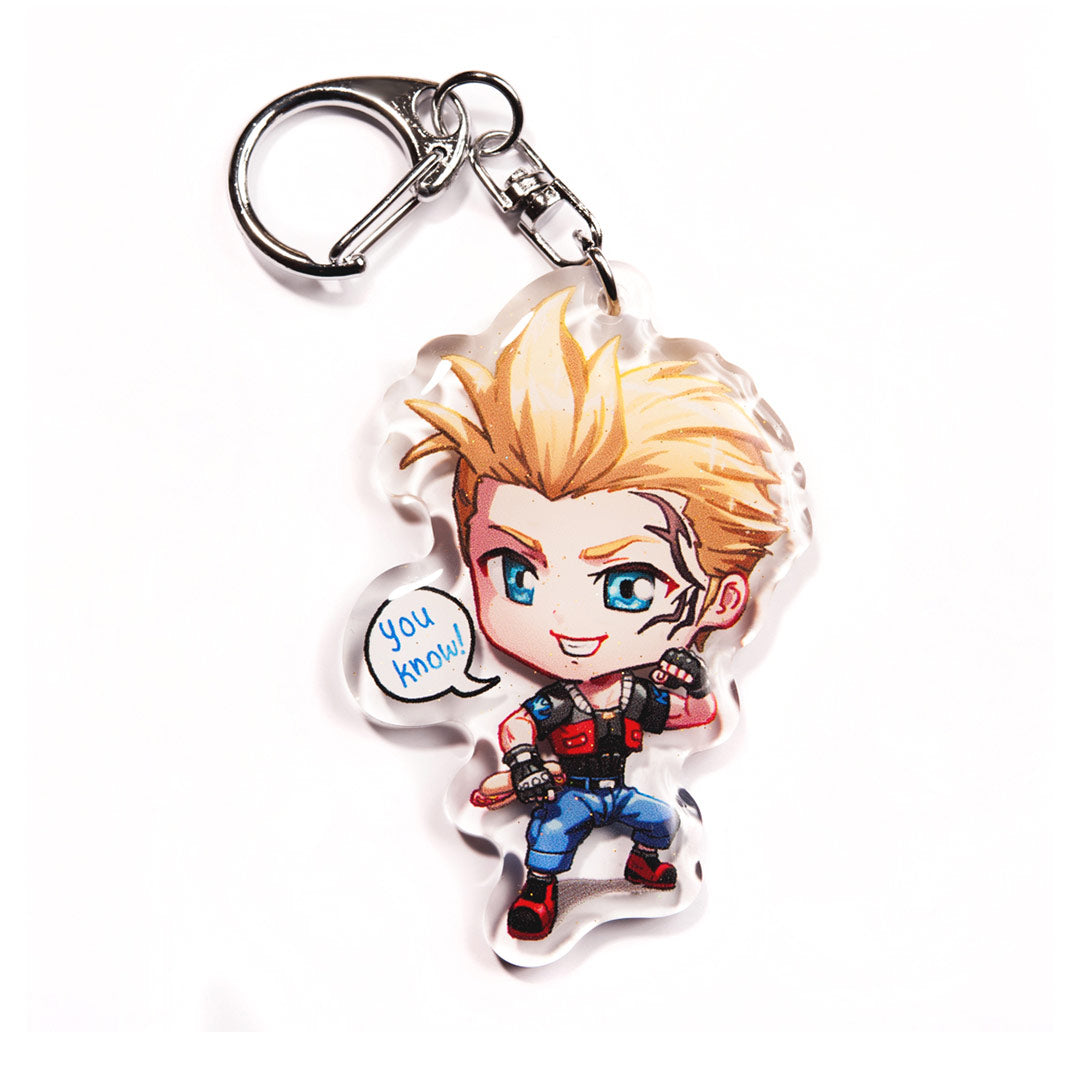 Zell Dincht Acrylic Charm Keychain