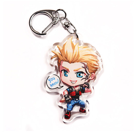 Zell Dincht Acrylic Charm Keychain