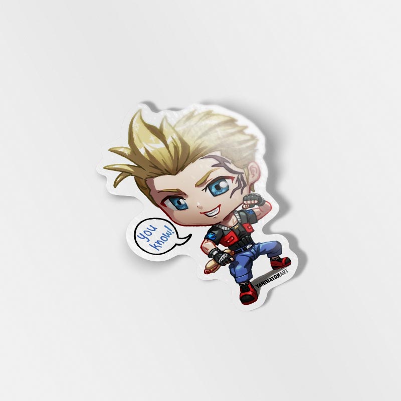 Zell Dincht Vinyl Sticker