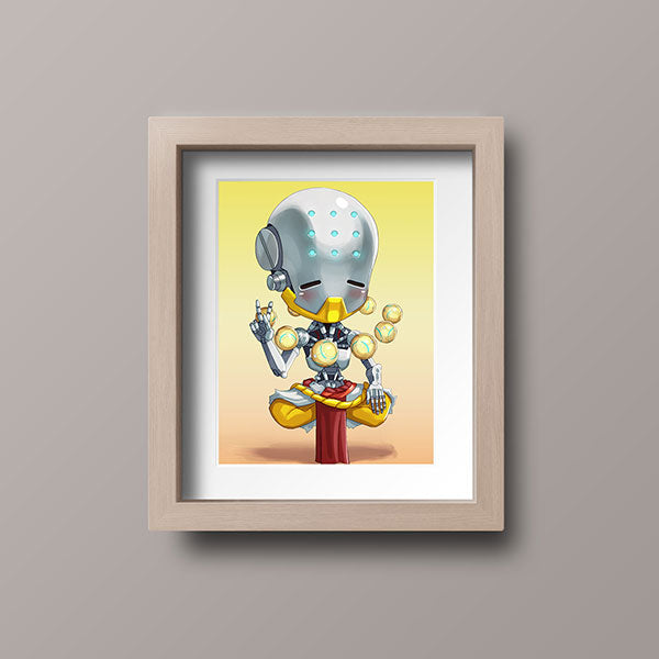Zenyatta Chibi Mini Print