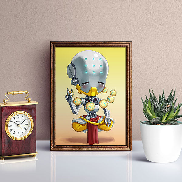 Zenyatta Chibi Mini Print