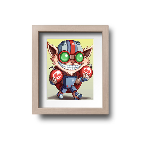 Ziggs Chibi Mini Print - nayukidraws