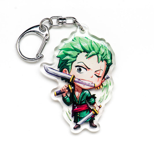 Zoro Acrylic Charm Keychain