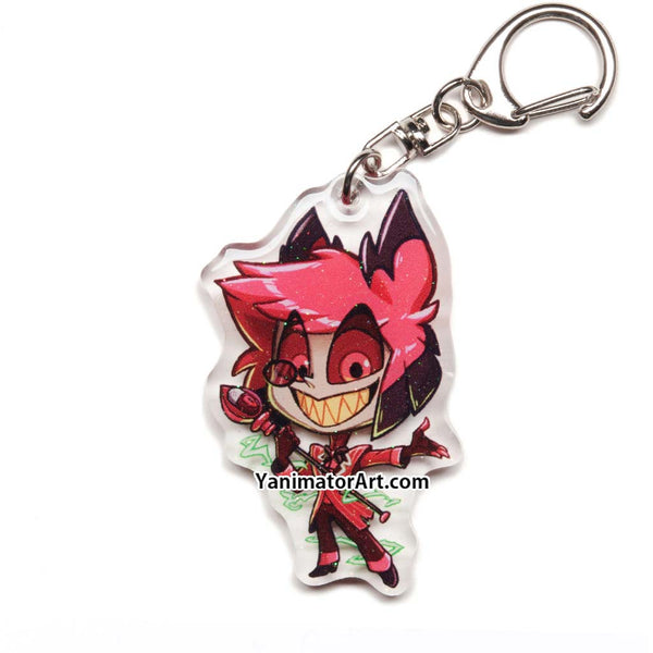 Alastor Acrylic Keychain – YanimatorART