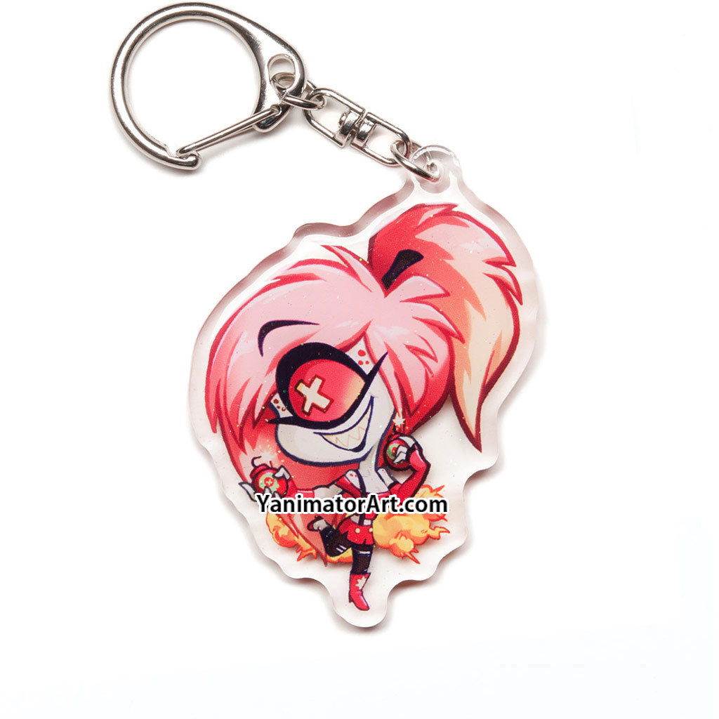 Hazbin Hotel Acrylic Charm Keychains FULL SET [10 PCS]