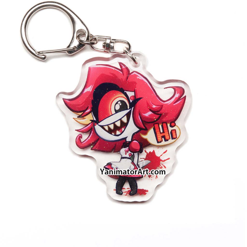 Hazbin Hotel Acrylic Charm Keychains FULL SET [10 PCS]