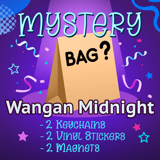 Wangan Midnight Mystery Bag (2 Keychain, 2 Vinyl Stickers, 2 Magnets)