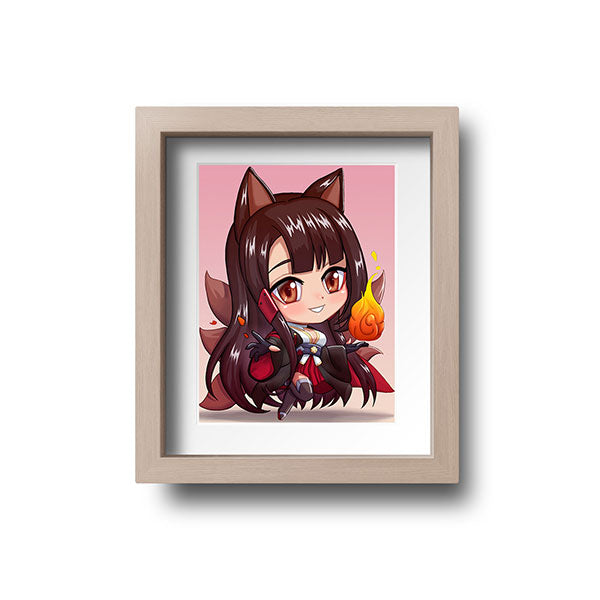 Akagi Chibi Mini Print - nayukidraws