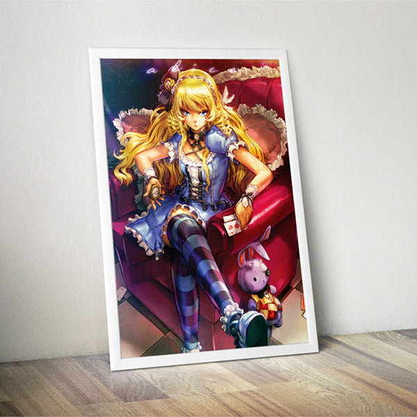 Alice In Wonderland (Sitting) Poster - nayukidraws