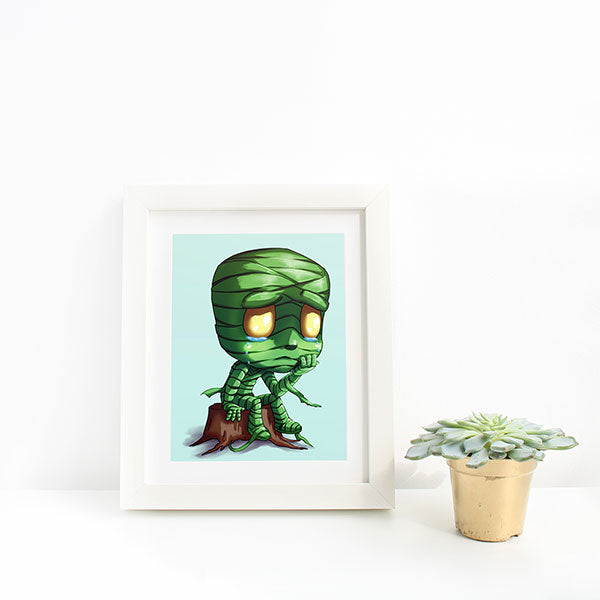 Amumu Chibi Mini Print - nayukidraws