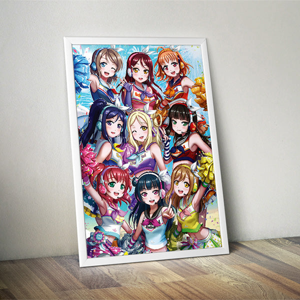 Love Live! Sunshine!! Aqours Poster Print - nayukidraws