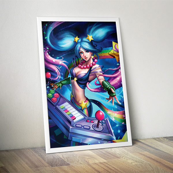 Arcade Sona Poster Print - nayukidraws