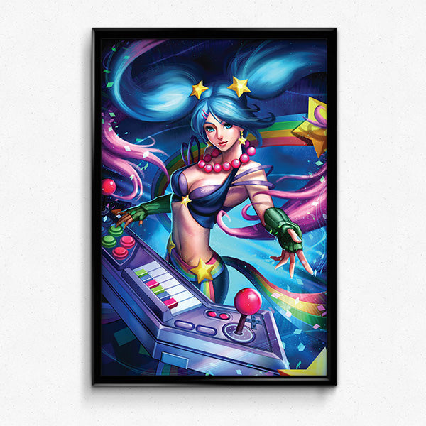 Arcade Sona Poster Print - nayukidraws