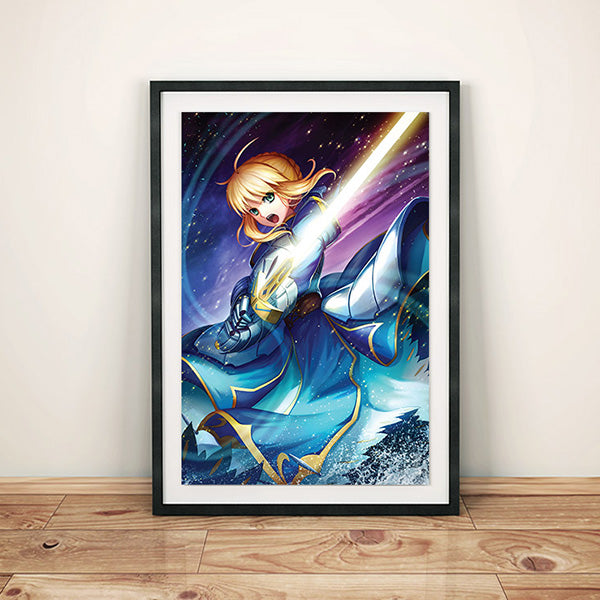 Arturia Saber Poster Print - nayukidraws