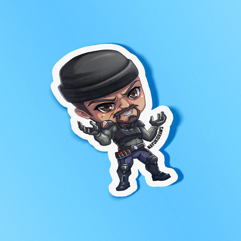 Gabriel Reyes Reaper Vinyl Sticker