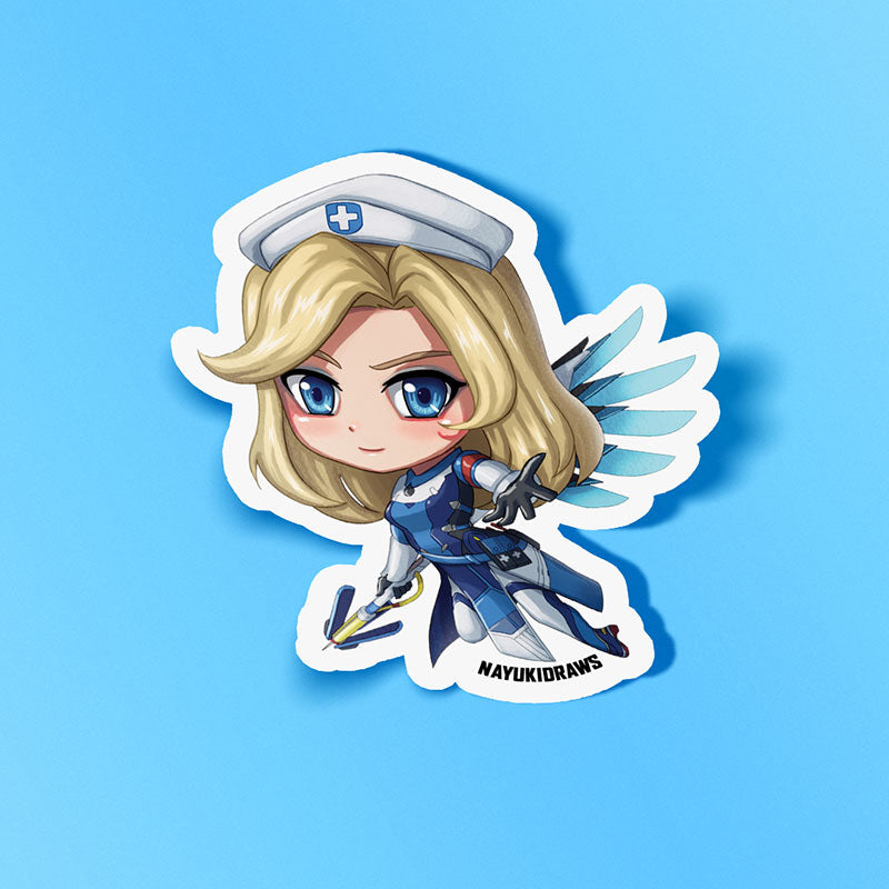 Combat Medic Mercy Vinyl Sticker – YanimatorART