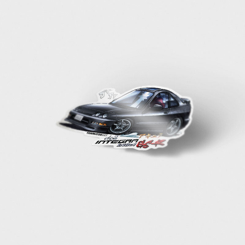 DC2 Integra GSR Black USDM Vinyl Sticker – YanimatorART