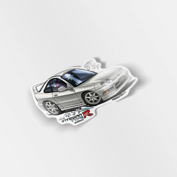 DC2 Integra Type R White USDM Vinyl Sticker – YanimatorART
