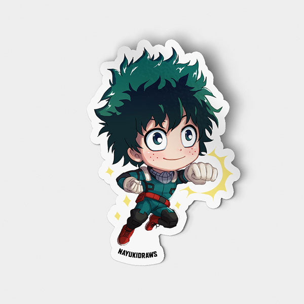 Deku Vinyl Sticker - nayukidraws